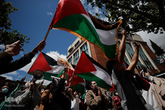 تظاهرات در اقصی نقاط جهان برای اعلام همبستگی با مردم مظلوم فلسطین