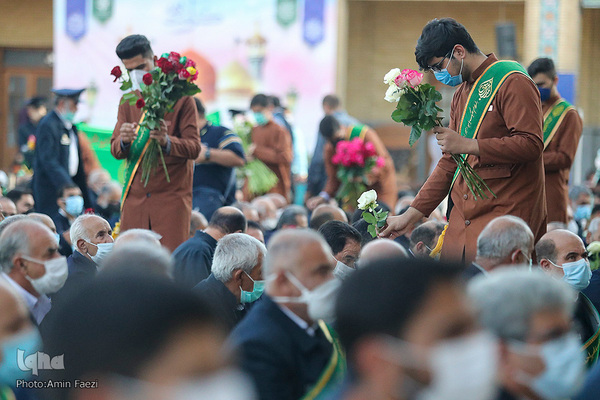 گلباران حرم مطهر امین ولایت