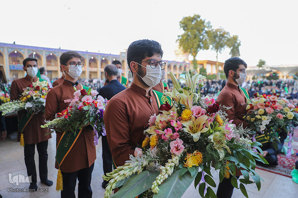 گلباران حرم مطهر امین ولایت