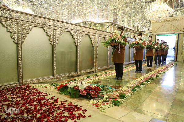 گلباران حرم مطهر امین ولایت