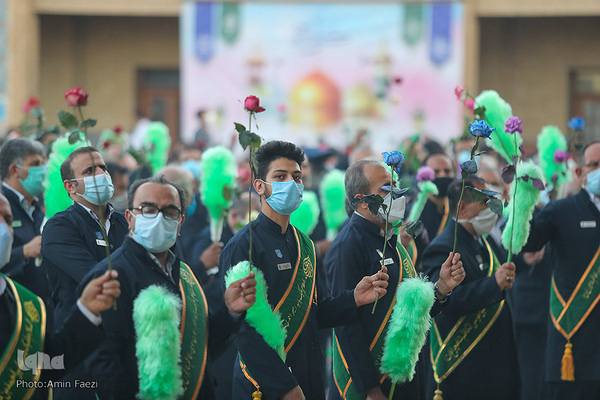 گلباران حرم مطهر امین ولایت