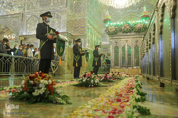 گلباران حرم مطهر امین ولایت