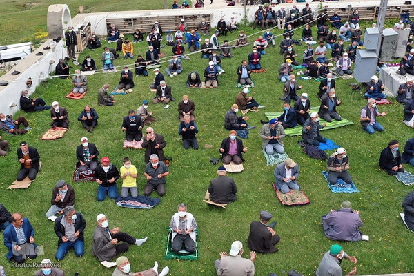مسجد تاریخی۵۶۰ساله و بدون سقف در شمال شرق ترکیه