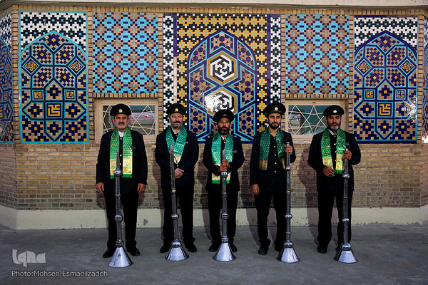 مراسم نقاره‌زنی حرم مطهر رضوی در آستانه میلاد امام رضا(ع)