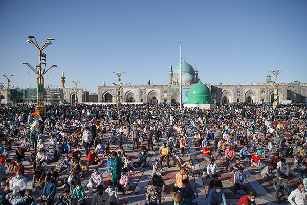 سخنرانی رییس‌جمهور منتخب در حرم مطهر رضوی