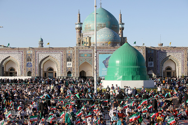 سخنرانی رییس‌جمهور منتخب در حرم مطهر رضوی