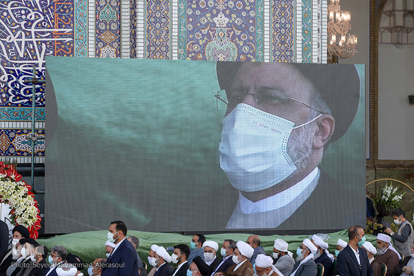 سخنرانی رییس‌جمهور منتخب در حرم مطهر رضوی