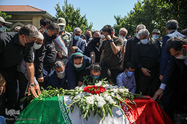 مراسم تشییع پیکر خبرنگاران فقید ایسنا و ایرنا