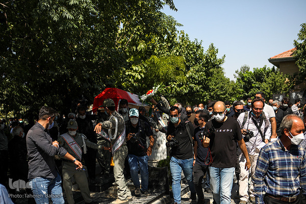 مراسم تشییع پیکر خبرنگاران فقید ایسنا و ایرنا