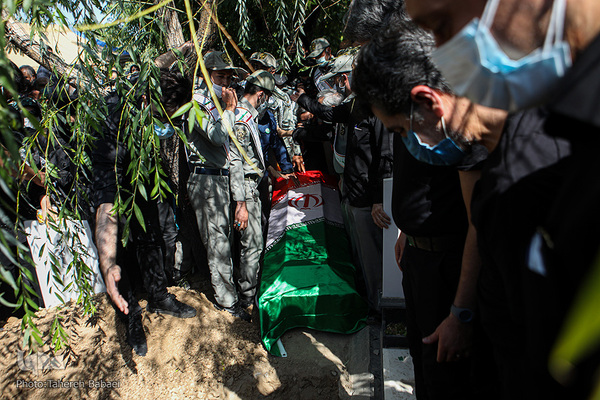 مراسم تشییع پیکر خبرنگاران فقید ایسنا و ایرنا