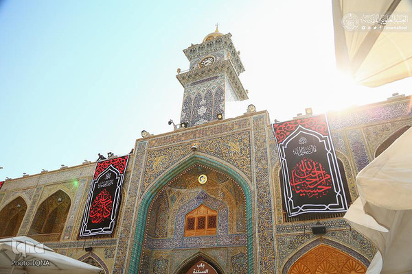 سیاه پوش شدن حرم امیرالمومنین (ع) در آستانه محرم