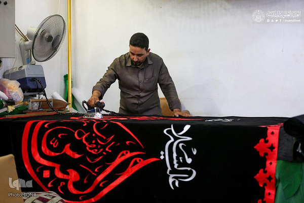 سیاه پوش شدن حرم امیرالمومنین (ع) در آستانه محرم