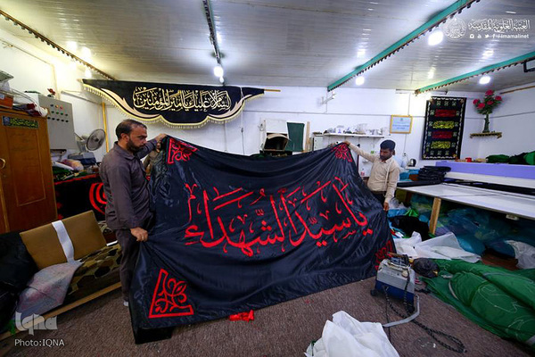 سیاه پوش شدن حرم امیرالمومنین (ع) در آستانه محرم