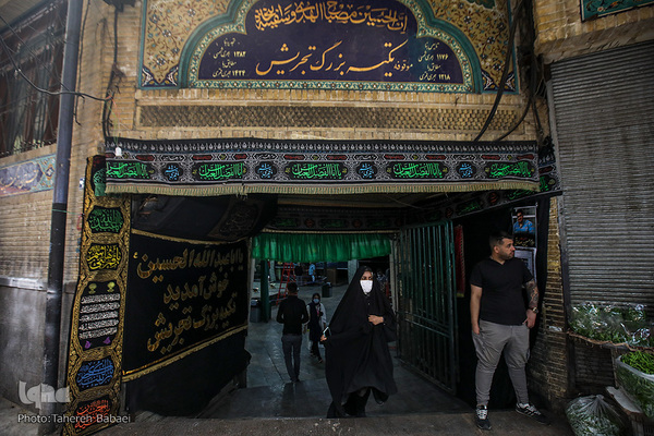 حال و هوای آغاز دهه محرم در تجریش