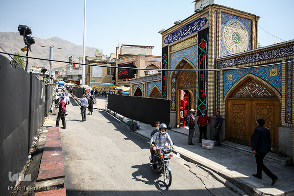 حال و هوای آغاز دهه محرم در تجریش