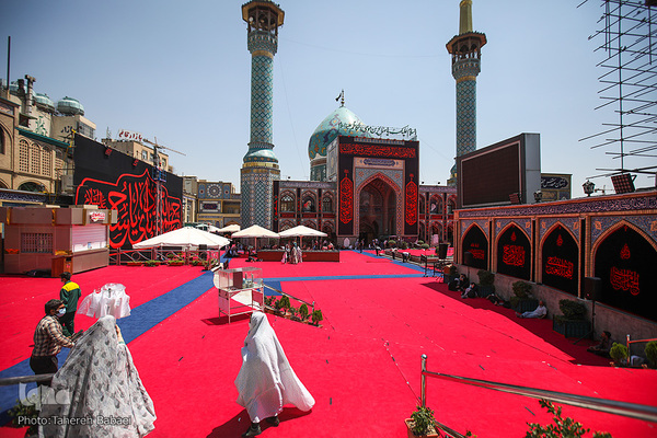 حال و هوای آغاز دهه محرم در تجریش