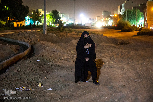 مراسم عزاداری شب چهارم محرم در محله زمزم