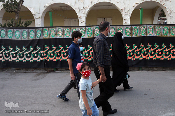 مراسم عزاداری چهارمین روز محرم در آستان مقدس امامزادگان عینعلی و زینعلی(ع)
