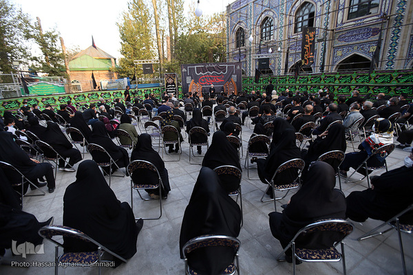 مراسم عزاداری چهارمین روز محرم در آستان مقدس امامزادگان عینعلی و زینعلی(ع)