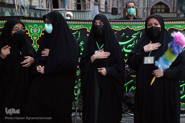 مراسم عزاداری چهارمین روز محرم در آستان مقدس امامزادگان عینعلی و زینعلی(ع)