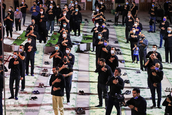 عزاداری شب پنجم محرم در زنجان‎‎