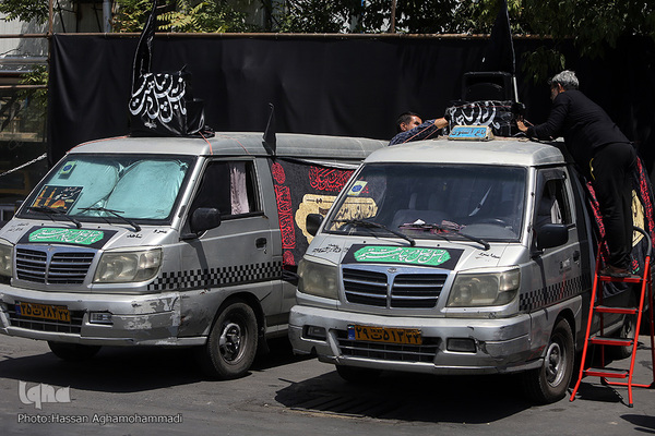 دسته عزاداران حسینی تاکسی رانان شهر تهران