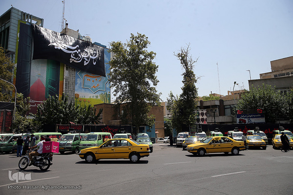 دسته عزاداران حسینی تاکسی رانان شهر تهران