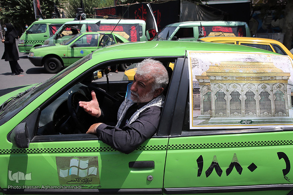 دسته عزاداران حسینی تاکسی رانان شهر تهران