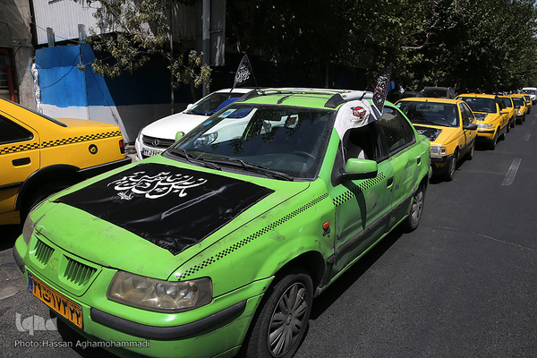دسته عزاداران حسینی تاکسی رانان شهر تهران