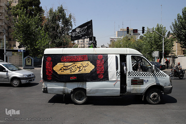 دسته عزاداران حسینی تاکسی رانان شهر تهران