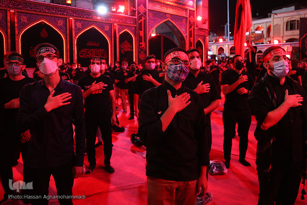 مراسم سوگواری شب هشتم محرم در آستان مقدس امامزاده صالح(ع) تجریش