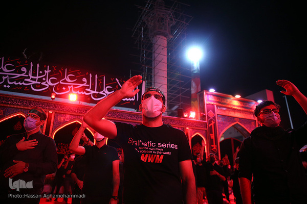 مراسم سوگواری شب هشتم محرم در آستان مقدس امامزاده صالح(ع) تجریش