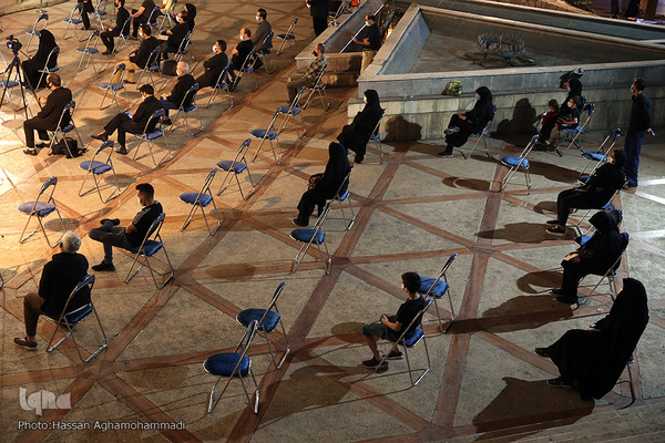 سوگواری هیات شهدای رسانه در شب تاسوعای حسینی