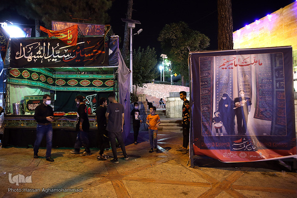 سوگواری هیات شهدای رسانه در شب تاسوعای حسینی