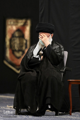 مراسم عزادای شب تاسوعا در حسینیه امام خمینی(ره)