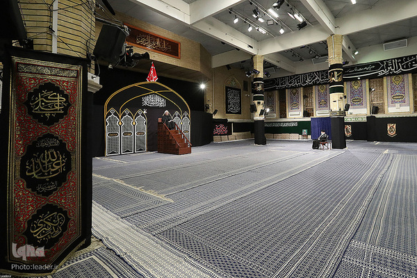 مراسم عزادای شب تاسوعا در حسینیه امام خمینی(ره)