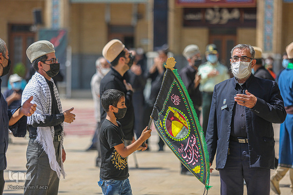 عزاداری روز تاسوعا در حرم مطهر شاهچراغ (ع)