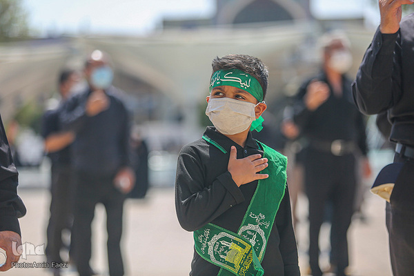 عزاداری روز تاسوعا در حرم مطهر شاهچراغ (ع)