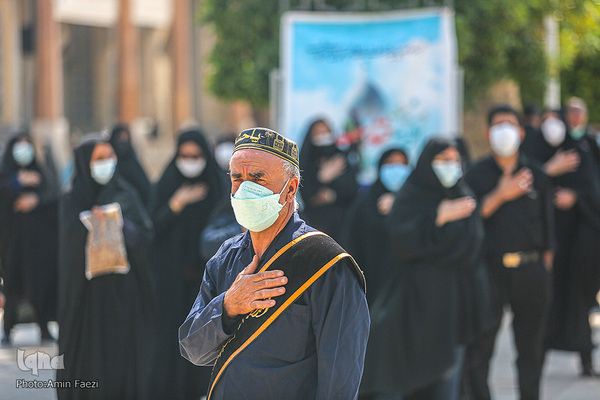 عزاداری روز تاسوعا در حرم مطهر شاهچراغ (ع)