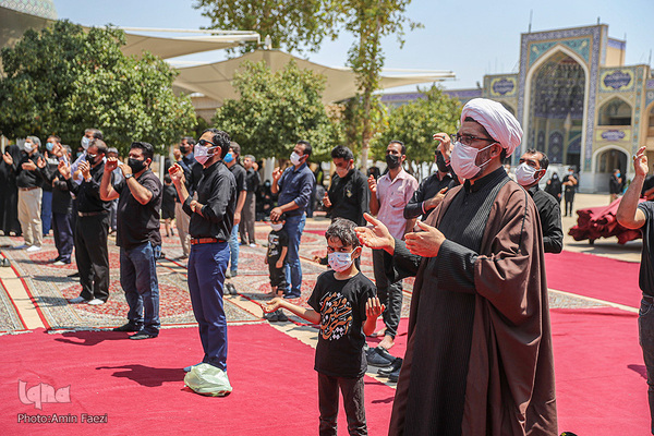 عزاداری روز تاسوعا در حرم مطهر شاهچراغ (ع)