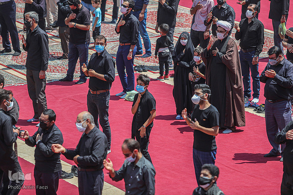 عزاداری روز تاسوعا در حرم مطهر شاهچراغ (ع)