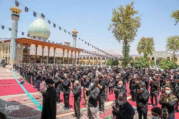 عزاداری روز تاسوعا در حرم مطهر شاهچراغ (ع)