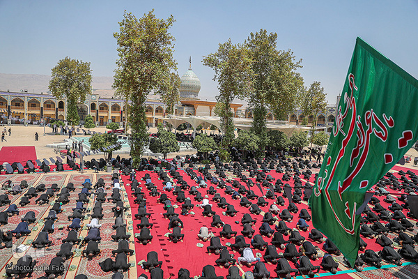 عزاداری روز تاسوعا در حرم مطهر شاهچراغ (ع)