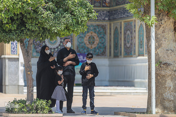 عزاداری روز تاسوعا در حرم مطهر شاهچراغ (ع)