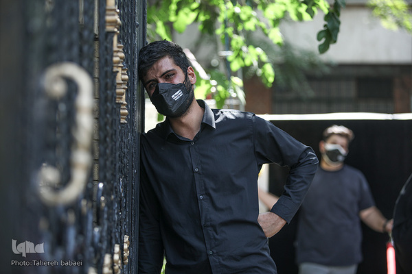 مراسم ظهر تاسوعا در خانه مداحان