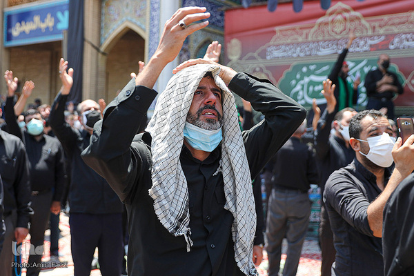 مراسم عزاداری عاشورای حسینی در حرم مطهر حضرت شاهچراغ(ع) شیراز