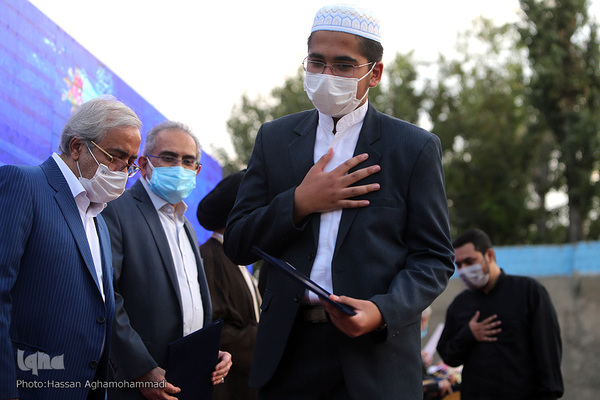 محمدرضا ولی‌محمدی، قاری و حافظ کل قرآن، مراسم اختتامیه سومین دوره مسابقات سراسری قرآن کریم مشکات