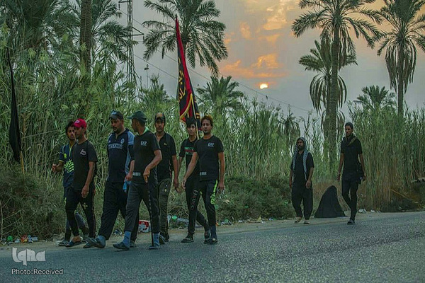 راهپیمایی پیاده روی اربعین از بصره