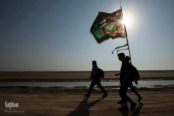 راهپیمایی پیاده روی اربعین از بصره