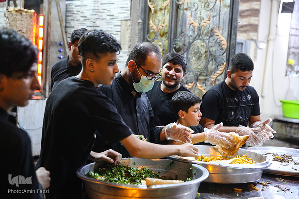 موکب کفیل زینب شیرازی ها در شهر نجف